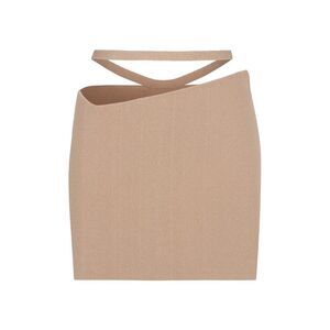 ANDREADAMO Knit Cutout Mini Skirt Women SKIN Skirts